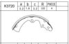 MAZDA 397226310 Brake Shoe Set